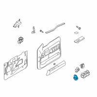OEM Ford F-150 Lock Switch Diagram - 9L3Z-14028-AA