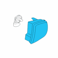 OEM Lincoln LS Fog Lamp Assembly Diagram - 3W4Z-15200-AC
