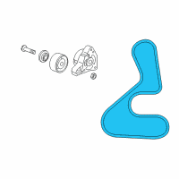 OEM Belt, Power Steering Pump Diagram - 56992-RWC-A01