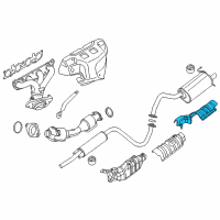 OEM 2010 Nissan Sentra INSULATOR-Heat, Trunk Floor Diagram - 74772-ET000