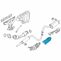 OEM 2010 Nissan Sentra INSULATOR-Heat, Front Floor Diagram - 74758-ET000