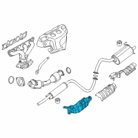 OEM 2010 Nissan Sentra INSULATOR-Heat, Front Floor Diagram - 74753-ET000