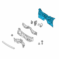 OEM 2006 BMW X5 Splash Wall Diagram - 41-13-8-401-019