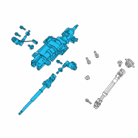 OEM Ford Expedition Column Assembly Diagram - FL1Z-3C529-X