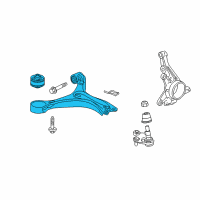 OEM 2013 Honda Civic Arm, Right Front (Lower) Diagram - 51350-TX7-A02