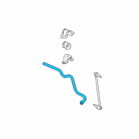 OEM 2007 Toyota Highlander Stabilizer Bar Diagram - 48811-48060