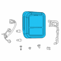 OEM Jeep Tail Diagram - 68336576AF