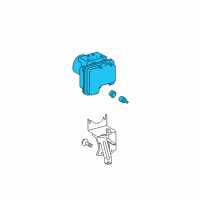 OEM 2007 Toyota Yaris Actuator Assembly Diagram - 44050-52580