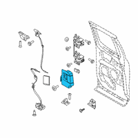 OEM 2019 Ford F-250 Super Duty Handle Diagram - FL3Z-1822600-AE