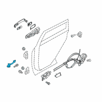 OEM 2019 Nissan Kicks Link-Check, Rear Door Diagram - 82430-5RB0A