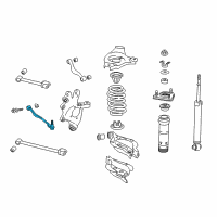 OEM Lexus RC350 Link Sub-Assy, Toe Control Diagram - 48705-30120