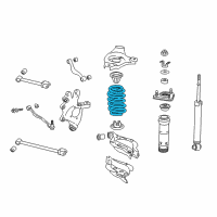 OEM Lexus GS300 Spring, Coil, RR Diagram - 48231-30F21