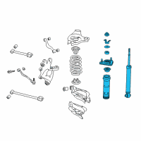 OEM 2016 Lexus GS350 ABSORBER Set, Shock Diagram - 48530-80783