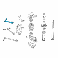 OEM 2020 Lexus GS350 Upper Control Arm Assembly Diagram - 48770-30160