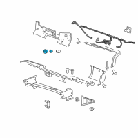 OEM GMC Sierra 3500 HD Reverse Sensor Diagram - 20908127