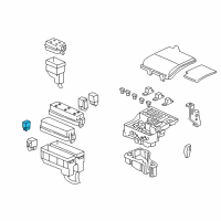 OEM Honda Odyssey Relay Assembly, Power (4P) (Micro Iso) (Matsushita) Diagram - 39794-S04-004