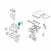 OEM 2003 Acura RL Relay Assembly, Light (4P No.305) (Denso) Diagram - 39762-S73-A01