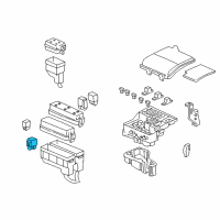 OEM 1991 Acura NSX Relay Assembly, Power (5P) (056700-8160) (Denso) Diagram - 39762-SG0-003