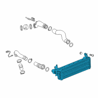 OEM 2016 Chevrolet Colorado Intercooler Diagram - 84273778