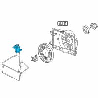 OEM 2002 Ford Thunderbird Reservoir Diagram - YW4Z-8C630-AA