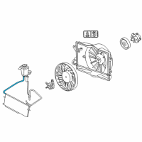 OEM Lincoln LS Hose Diagram - YW4Z-8C633-AA