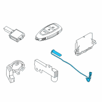 OEM Ford Edge Antitheft Module Diagram - 8M5Z-19D596-A
