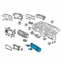 OEM Honda Civic Contl Ass*NH587L* Diagram - 79600-TT1-A41ZA