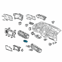 OEM Honda Civic Switch Assembly, Engine Start & Stop Diagram - 35881-TR0-D02