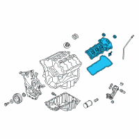 OEM 2011 Ford Mustang Valve Cover Diagram - BR3Z-6582-G