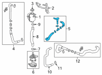 OEM 2022 Chevrolet Bolt EV Hose & Tube Assembly Diagram - 42750962