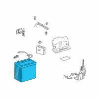 OEM 2002 Toyota Prius Battery Diagram - 28800-21050