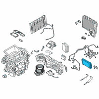 OEM 2022 BMW X5 HEAT EXCHANGER Diagram - 64-11-9-460-558