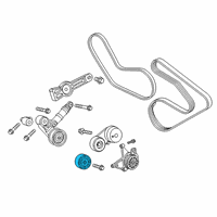 OEM Ram 1500 Pulley-Idler Diagram - 5281596AA