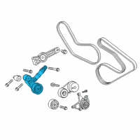 OEM 2022 Ram 1500 TENSIONER-Belt Diagram - 5281590AB