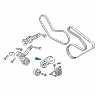 OEM Dodge Bolt-HEXAGON Head Diagram - 6102240AA