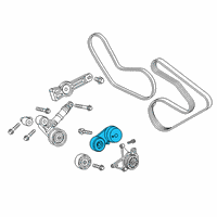 OEM Jeep Wrangler TENSIONER-Belt Diagram - 5281591AB