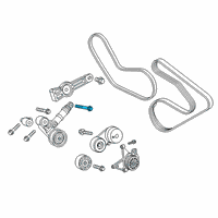 OEM Ram 1500 Bolt-HEXAGON FLANGE Head Diagram - 6512410AA