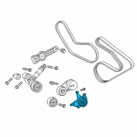 OEM Jeep Wrangler TENSIONER-Belt Diagram - 5281996AB