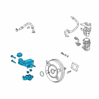 OEM 2020 Hyundai Elantra Cylinder Assembly-Brake Master Diagram - 58510-F2CC0