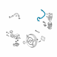 OEM Hyundai Elantra GT Hose Assembly-Brake Booster Vacuum Diagram - 59130-F2800