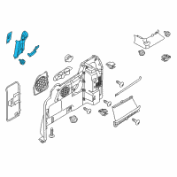 OEM 2018 Kia Sedona Trim Assembly-Rear Pillar Diagram - 85850A9500DAA