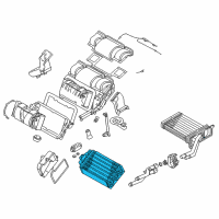 OEM BMW Evaporator Diagram - 64-51-8-398-840