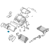 OEM 2003 BMW Z8 Actuator For Fresh Air Flap Diagram - 64-11-6-908-979