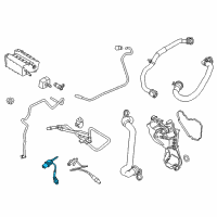 OEM 2015 Ford Fiesta Upper Oxygen Sensor Diagram - C1BZ-9F472-B