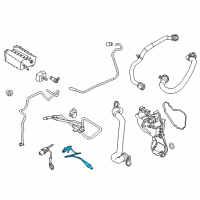 OEM 2015 Ford Fiesta Lower Oxygen Sensor Diagram - CV6Z-9G444-D