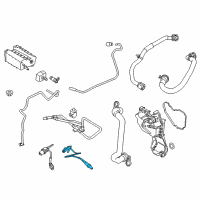 OEM 2019 Ford Fiesta Lower Oxygen Sensor Diagram - CV6Z-9G444-D