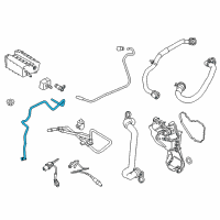 OEM 2017 Ford Fiesta Vent Tube Diagram - D2BZ-9B337-C