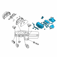 OEM Nissan Altima Control Assembly Diagram - 27510-9E000