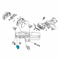 OEM 1999 Nissan Altima Switch Assy-Mirror Control Diagram - 25570-9E000