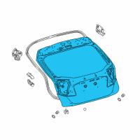 OEM Toyota C-HR Lift Gate Diagram - 67005-10A80